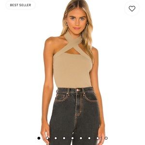 YVETTE HALTER TOP-REVOLVE